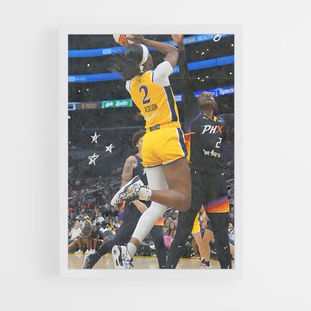 Poster Rickea de jackson – affiche Basketball (vue 3)